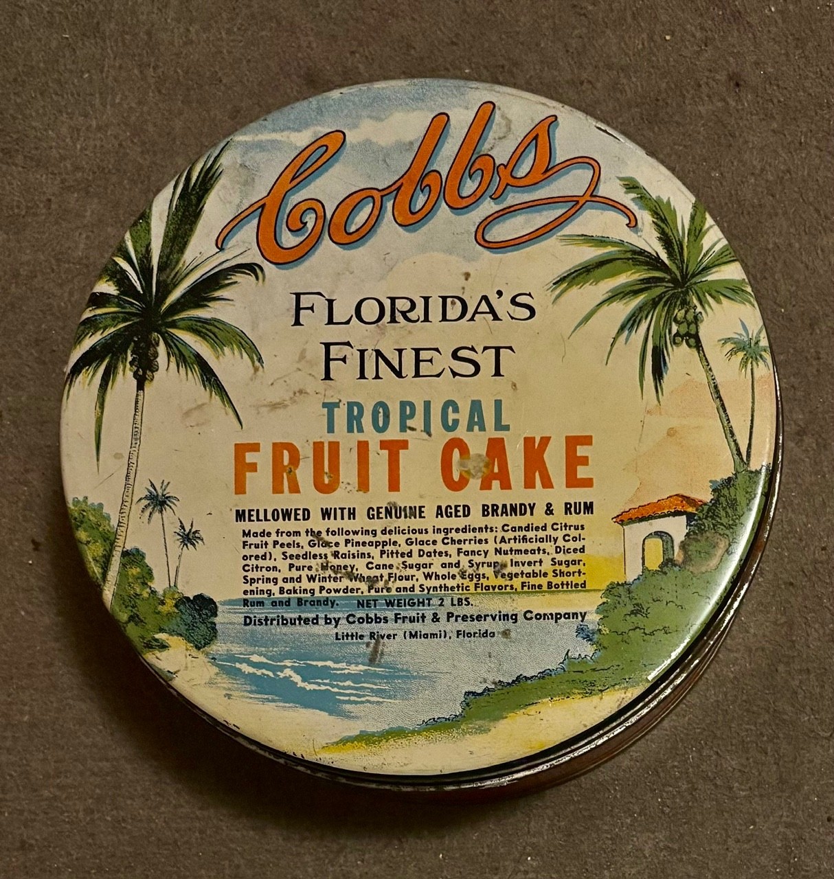 Vintage 1950s Miami Florida Cobb's 