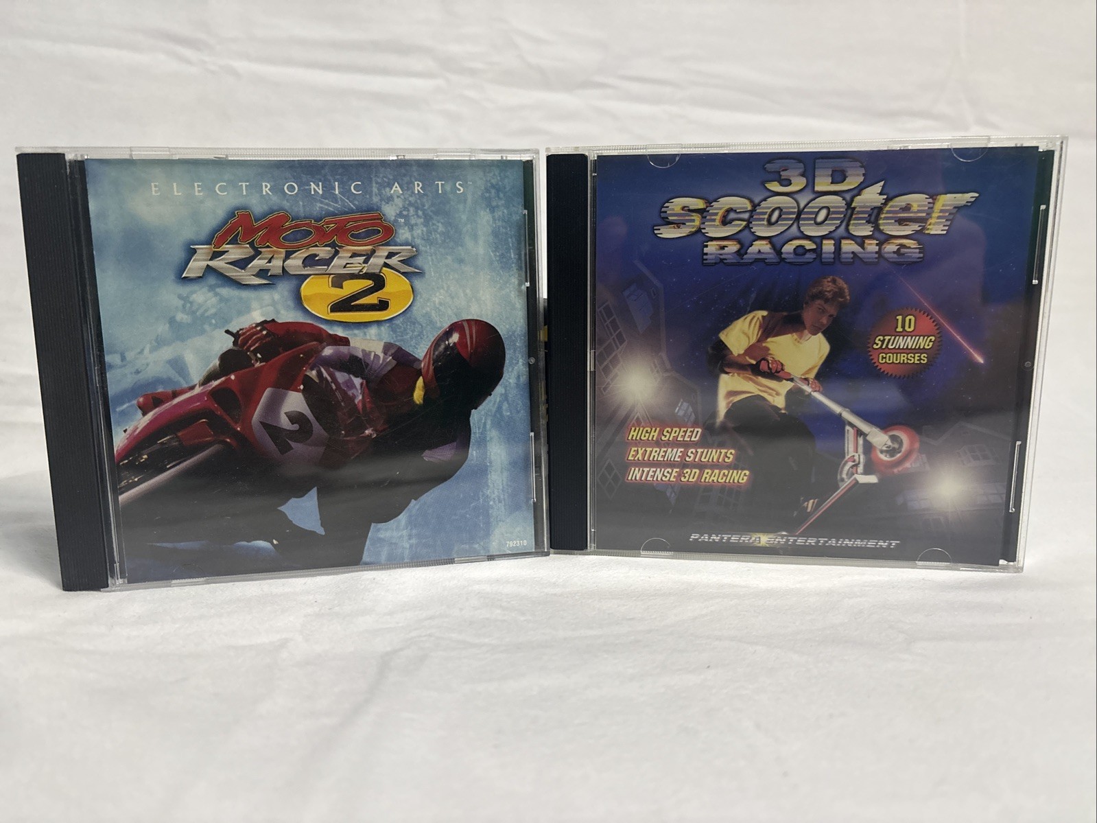 Moto Racer 2 + 3D Scooter Racing - PC Racing Game Lot