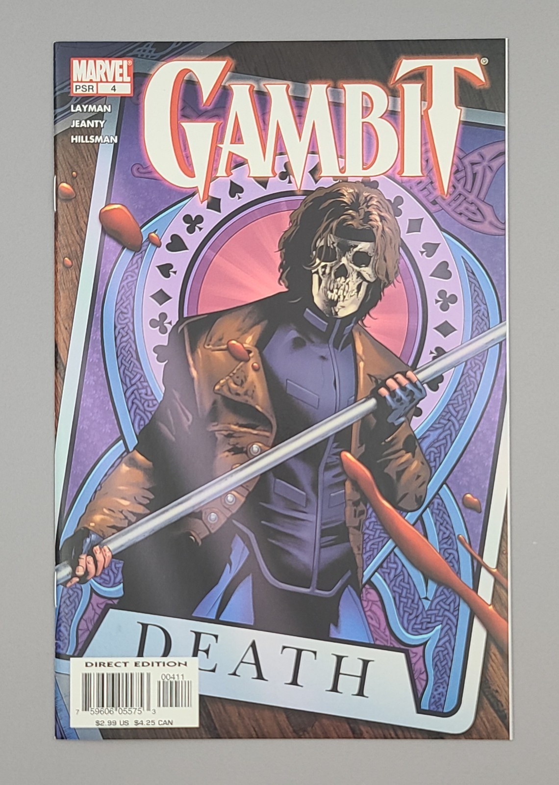 Gambit #4: House of Cards, Land Cover (Marvel, 2004) Vol. 4 ◉ High Grade