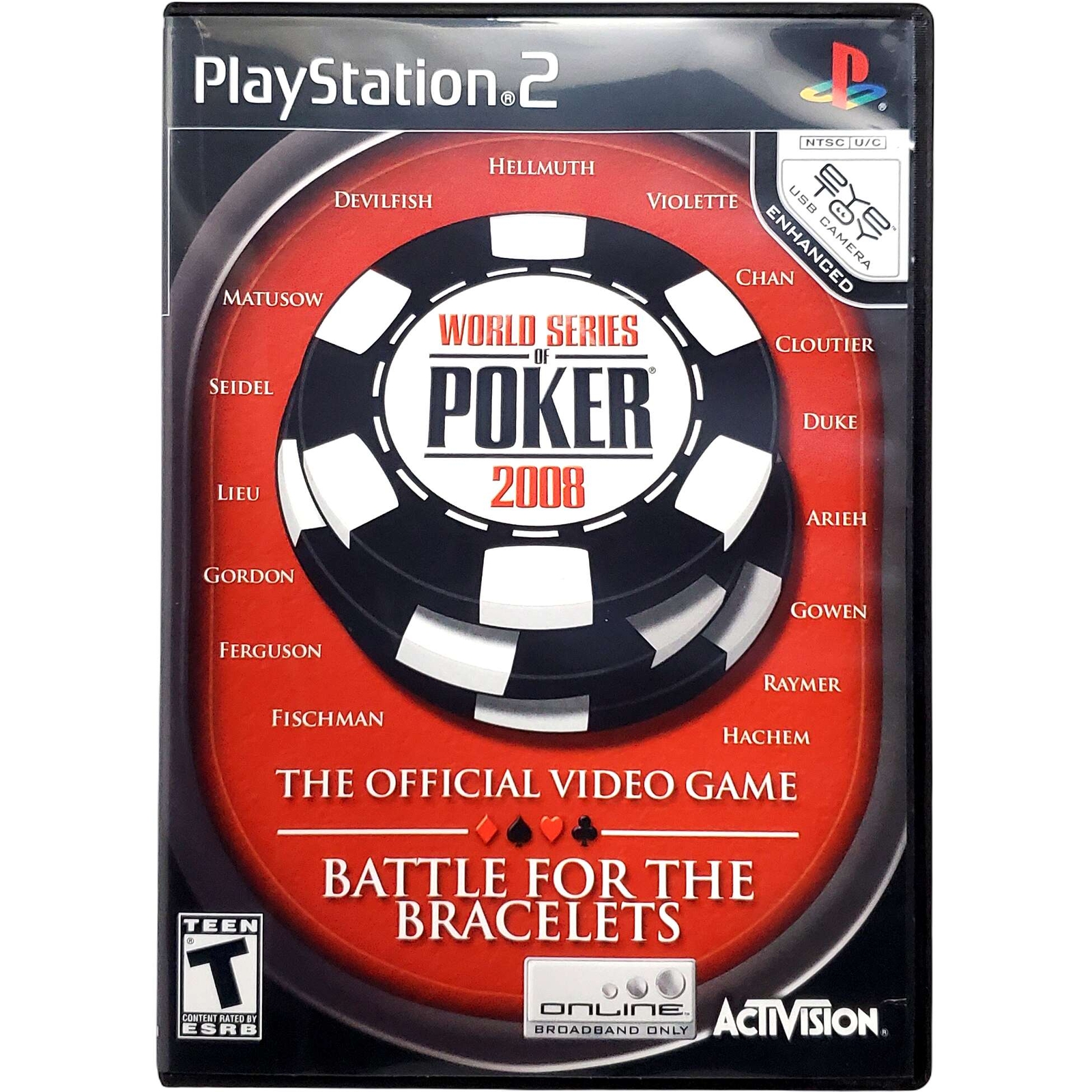 World Series Of Poker 2008 - Sony Playstation 2 PS2 Pristine Tested 1Y Guarantee