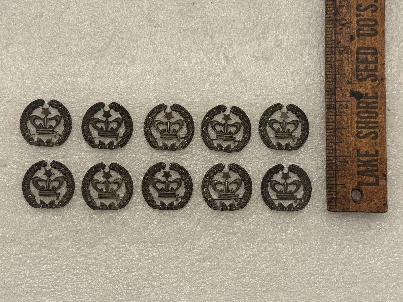(10) Order Of Amaranth Masonic Sterling Silver Medals Regalia Dress Jewelry