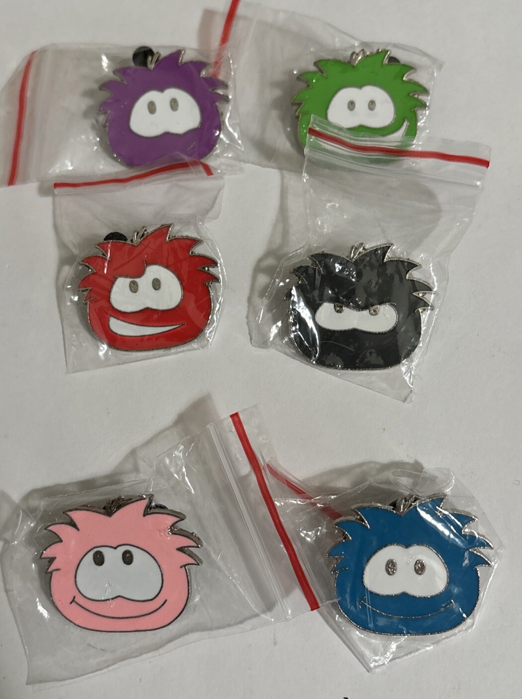 Disney PUFFLE only Pins lot of 6