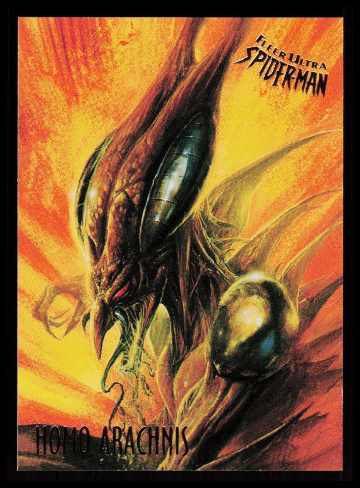1995 Fleer Non-Sport Ultra Spider-Man Homo Arachnis #28