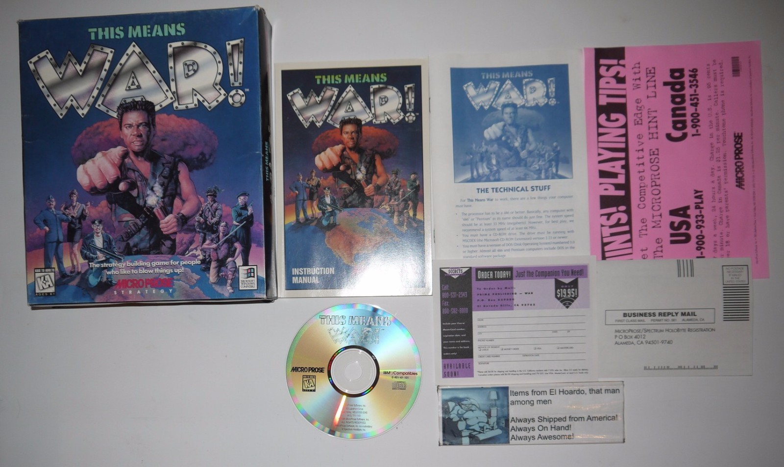 This Means War (PC, 1995) Complete in Box  CIB