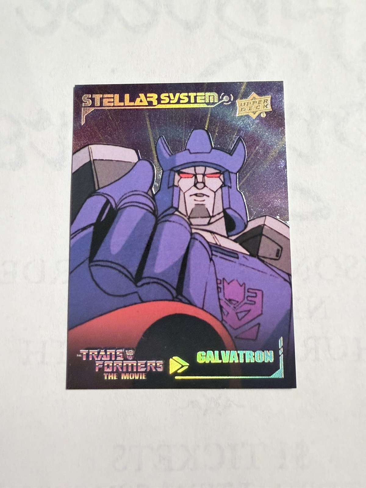 Upper Deck Transformers The Movie 40th Galvatron Stellar System SUPERNOVA /99