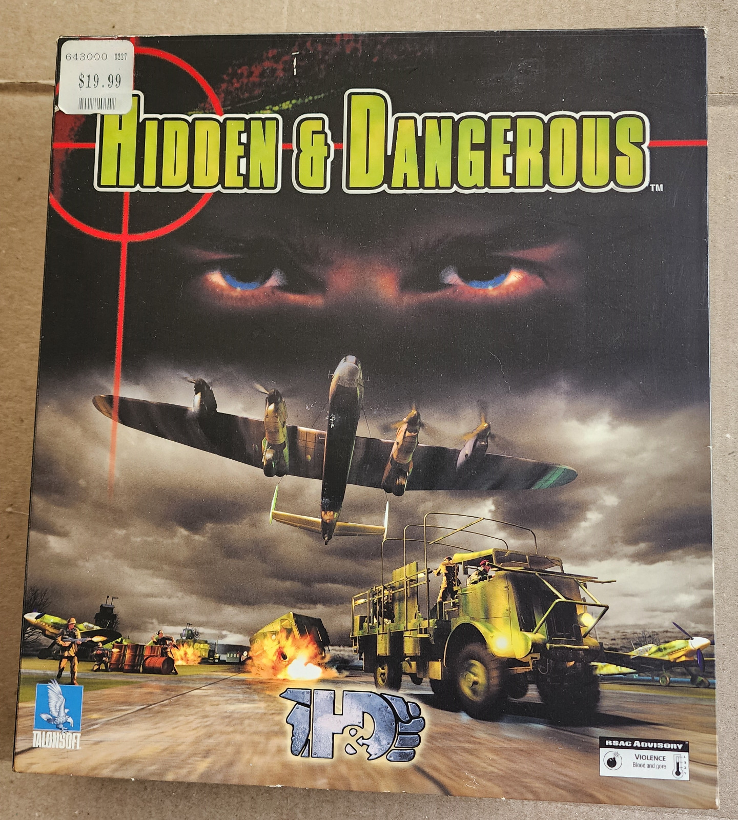 Hidden and Dangerous (1999) NEW Factory Sealed US Retail Big Box Edition ~ Rare