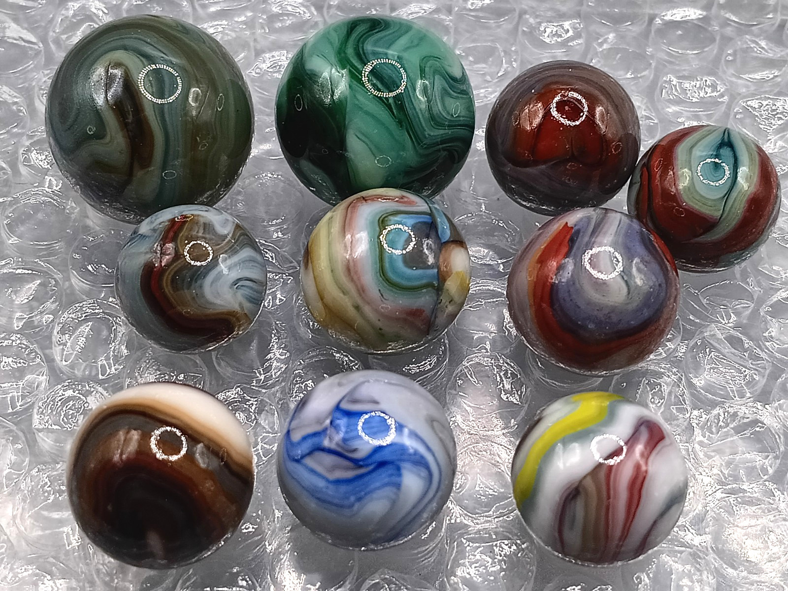 Vintage Shooter Marbles Lot- .70