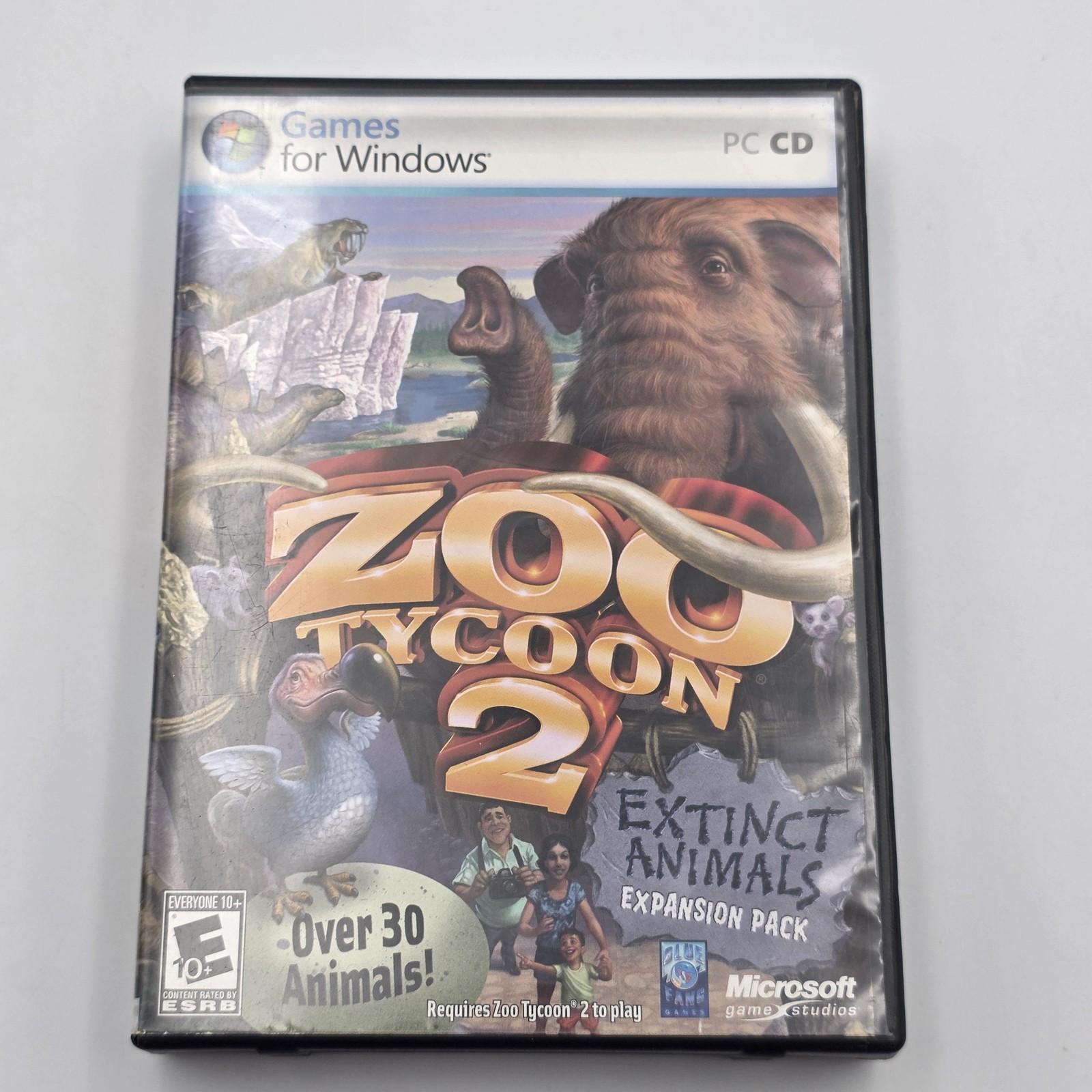 Zoo Tycoon 2 Extinct Animals Expansion Pack PC Windows CD-ROM Microsoft E10+