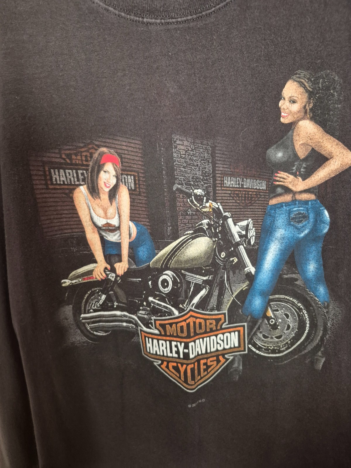 used harley davidson tshirt mens size large