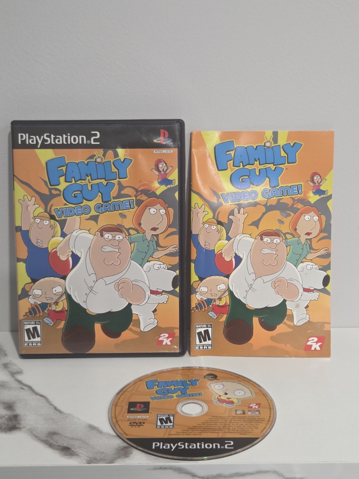 Family Guy Sony PlayStation 2, 2006 Complete In Box Tested And Working 