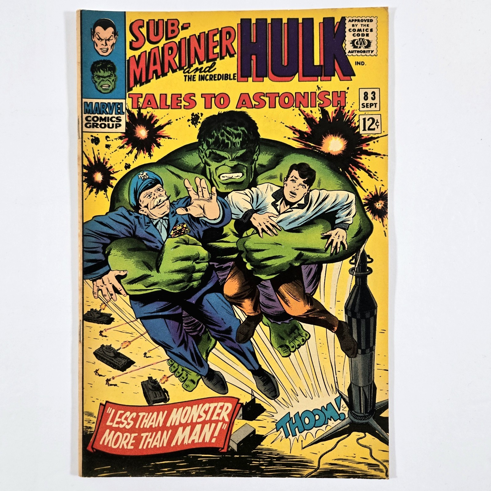 TALES TO ASTONISH #83 - HULK & SUB-MARINER 1966 MARVEL COMICS