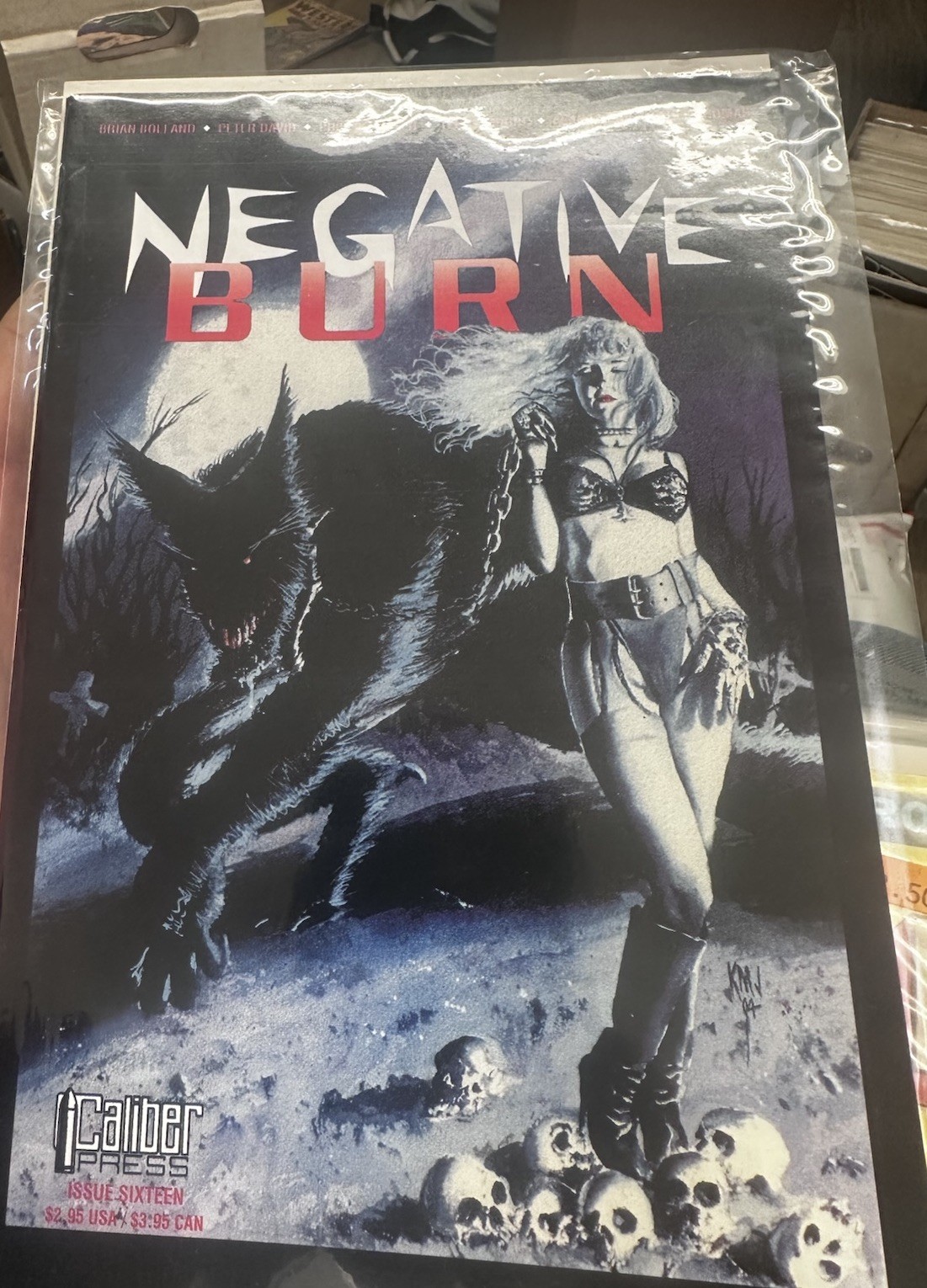 NEGATIVE BURN #16 KABUKI: FEAR THE REAPER ACT ONE PREVIEW CALIBER COMICS 1994