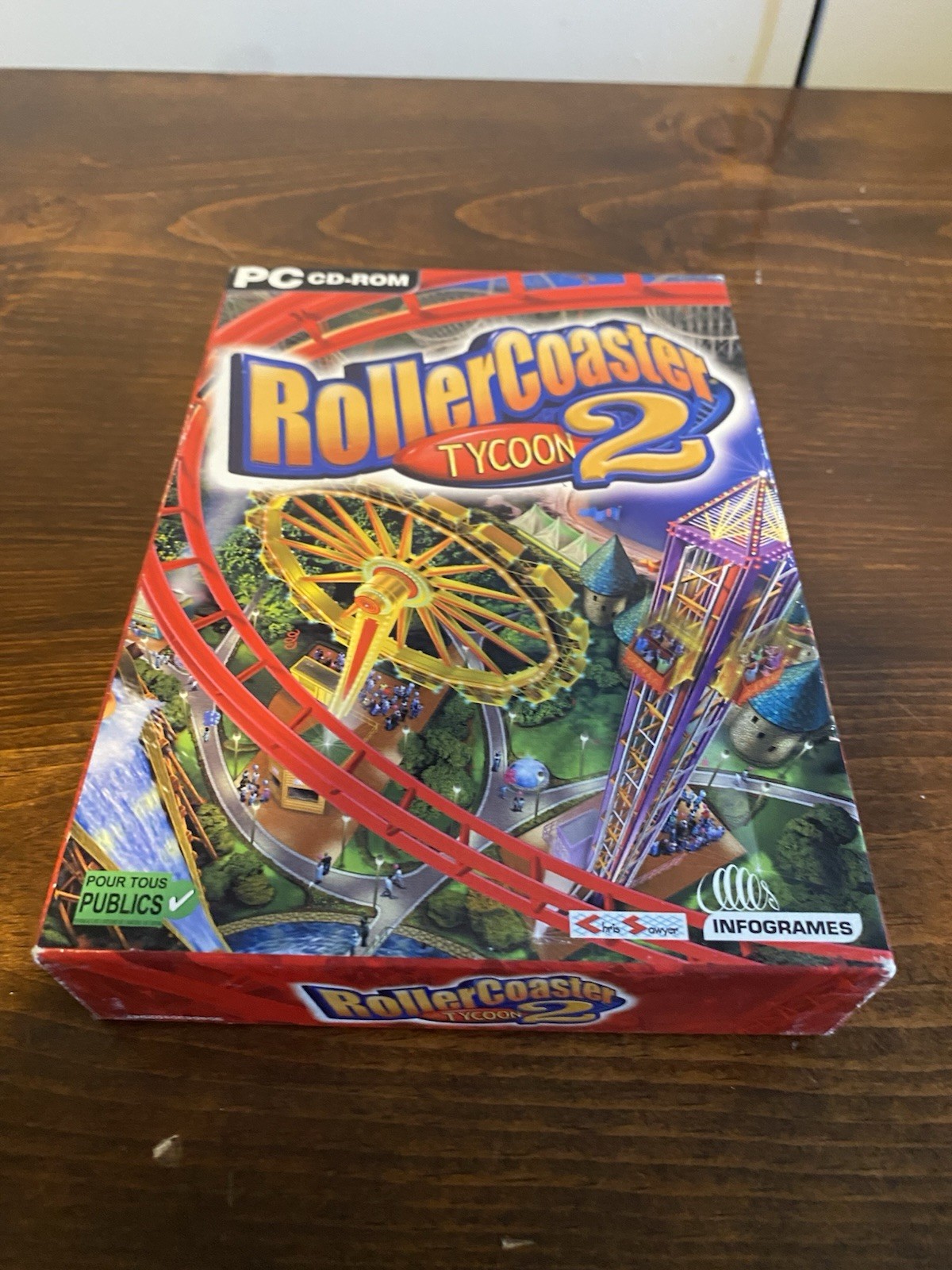 RollerCoaster Tycoon 2 (PC, 2002) Big Box Complete Game