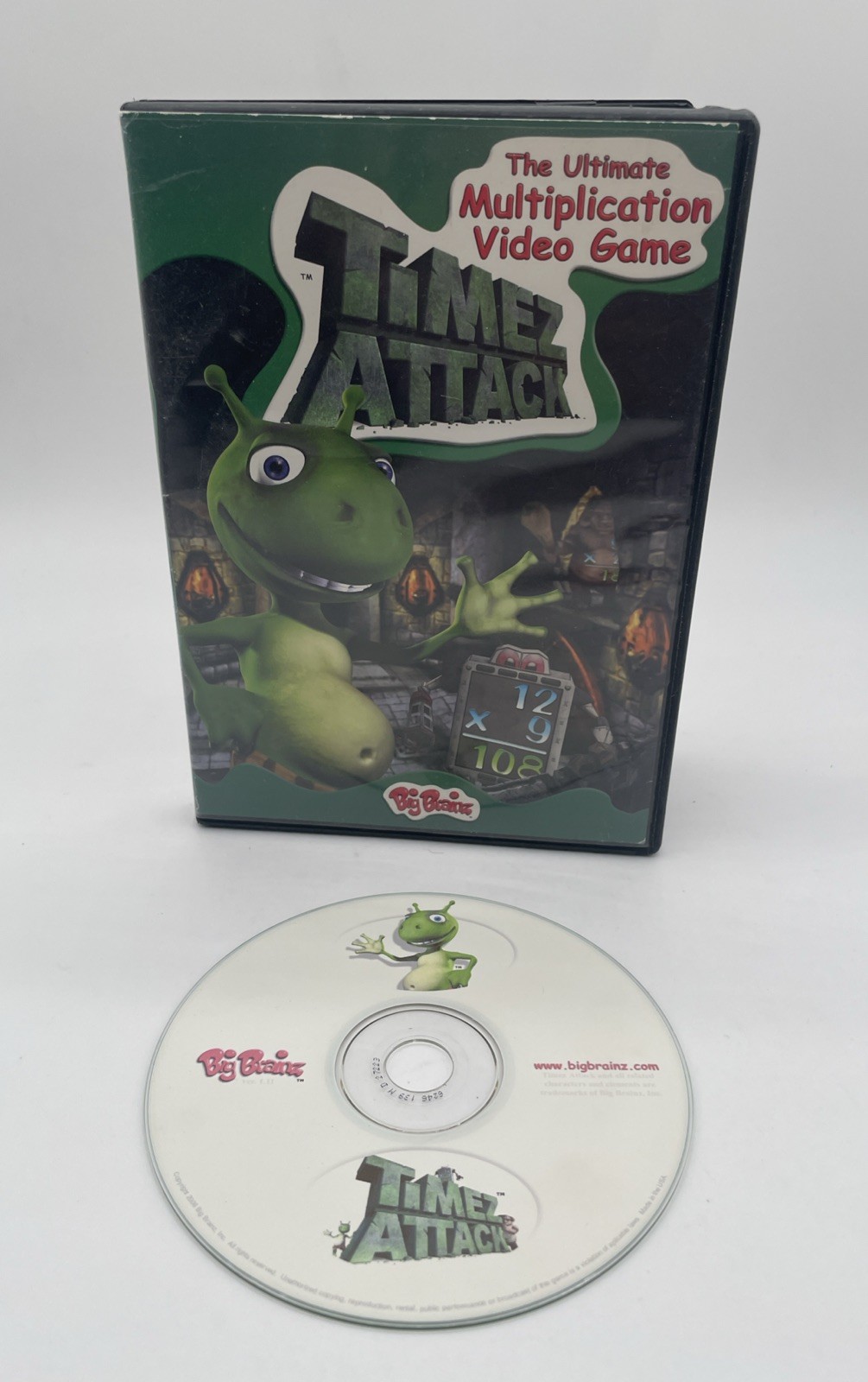 Timez Attack Educational Math Video Game Windows Vista/XP/2000 & Mac OSX RARE
