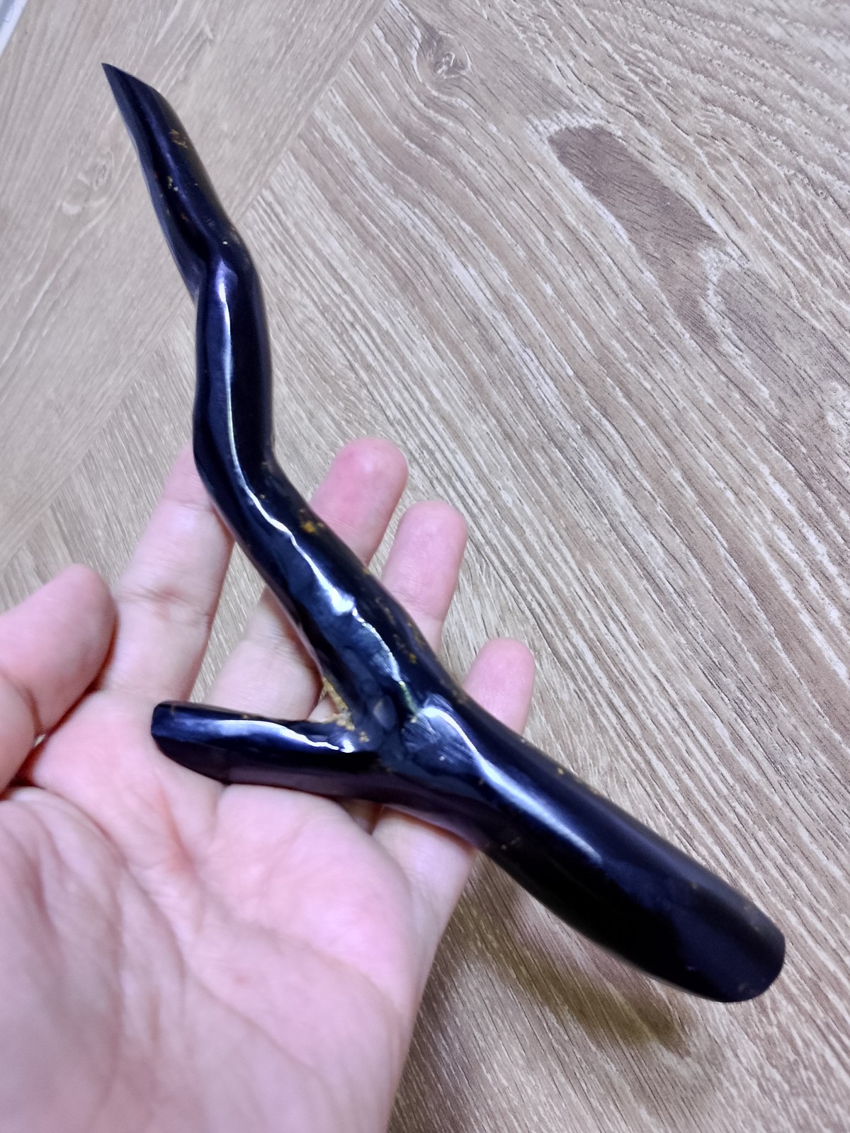 Black Coral Branch 90 gr Rare Natural Genuine Specimen for jewelry 22 cm
