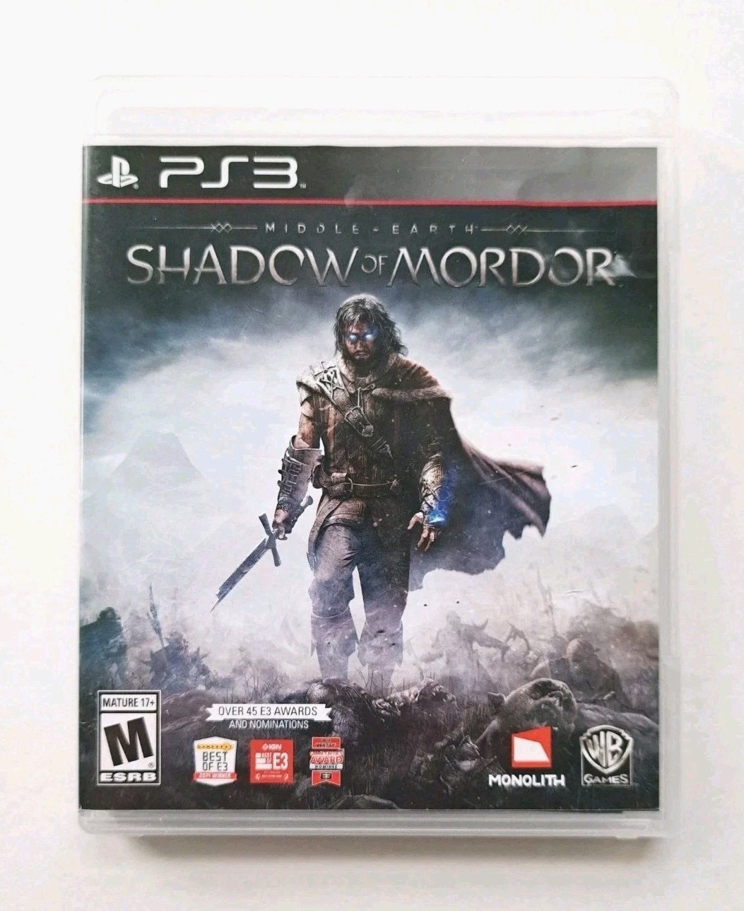 Middle Earth: Shadow of Mordor (Sony PlayStation 3, 2014) CIB 