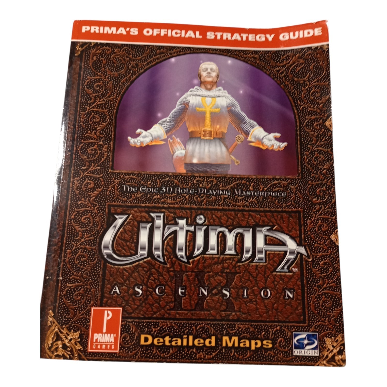 Ultima IX Ascension Strategy Guide 1999 Prima Games w/ Map And Insert. First Edi