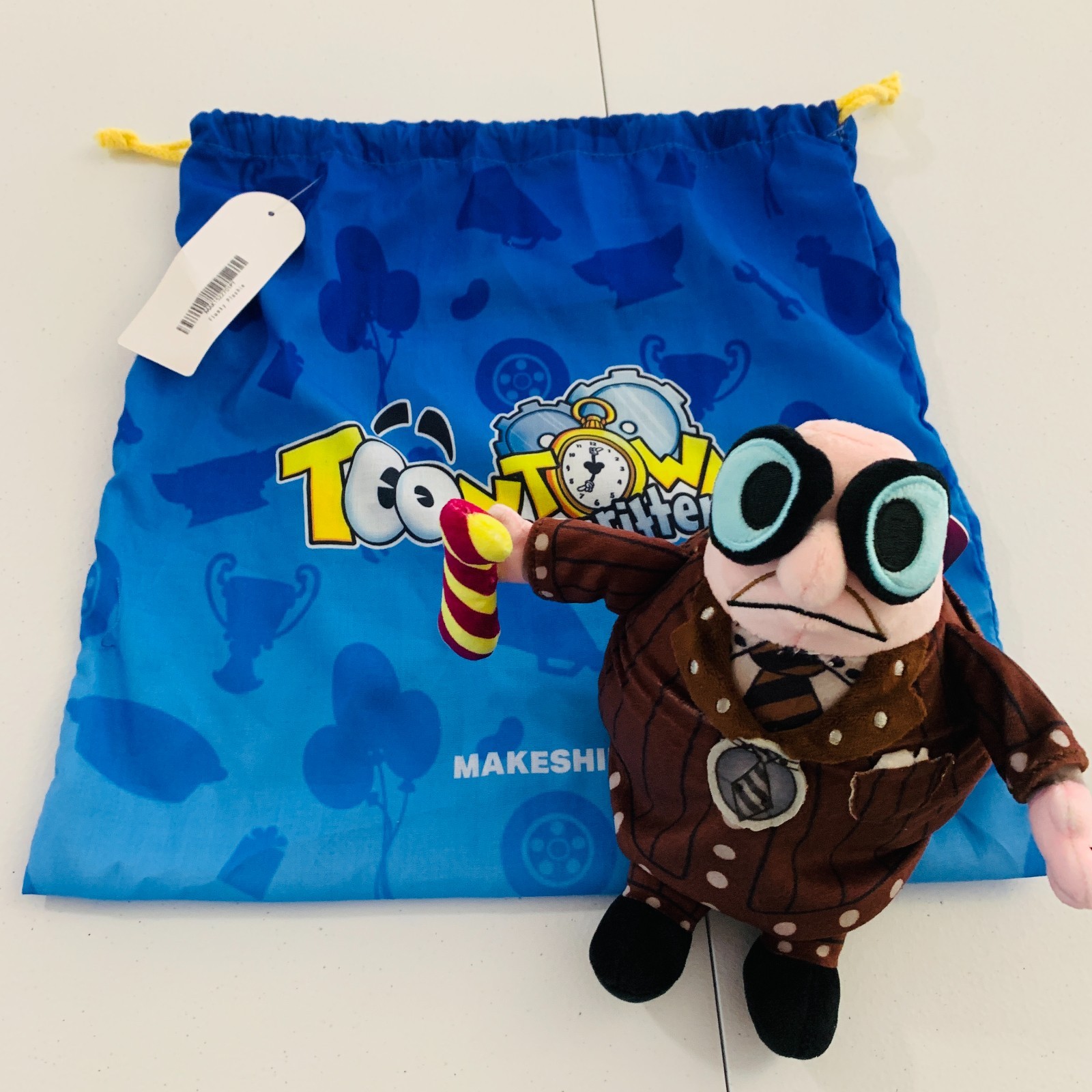 Disney's Toontown Online Rewritten x Makeship Cog Flunky Plush Plushie TTR