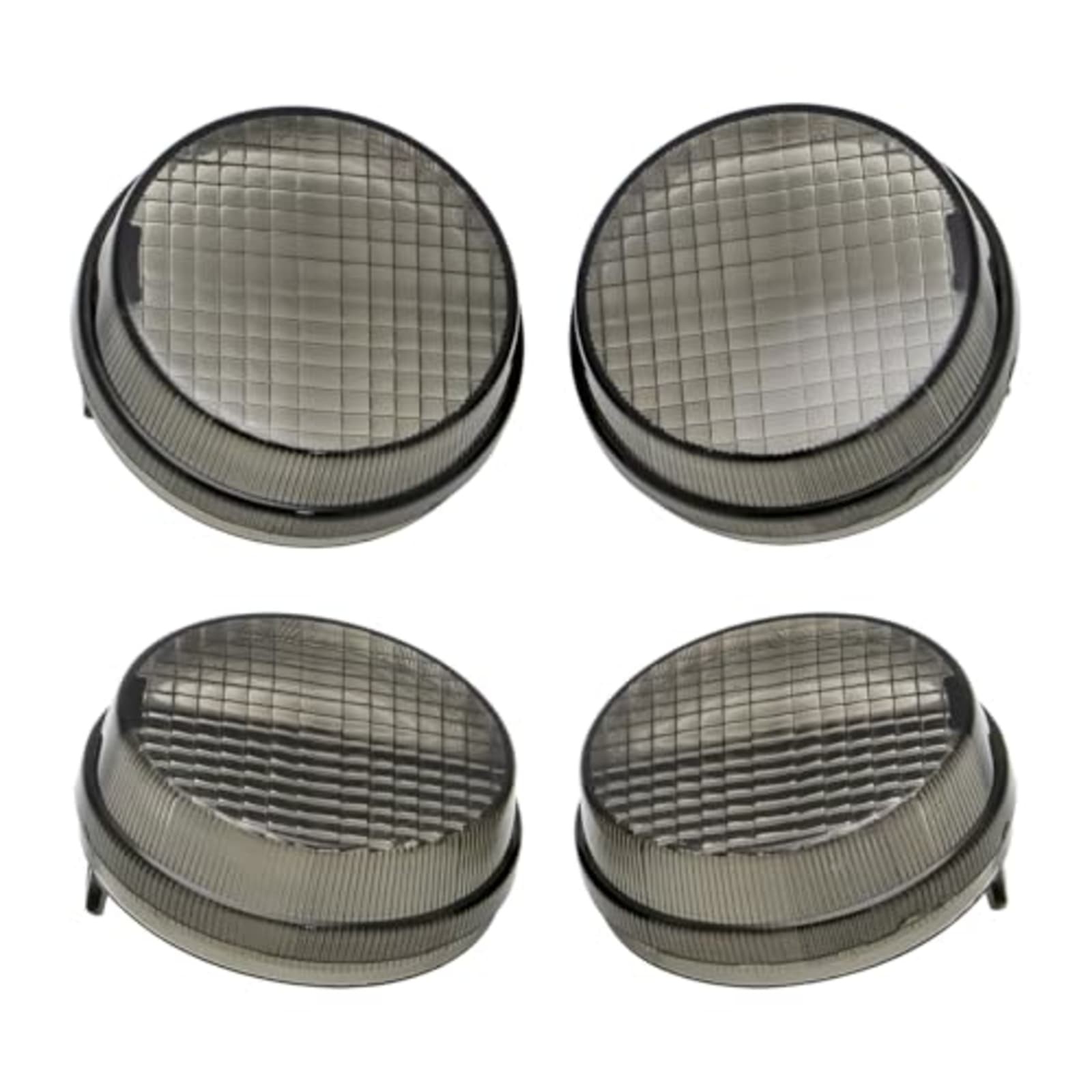 4pc Smoke Turn Signal Lens Covers for Honda Shadow VT750 VT1300 1998-2018