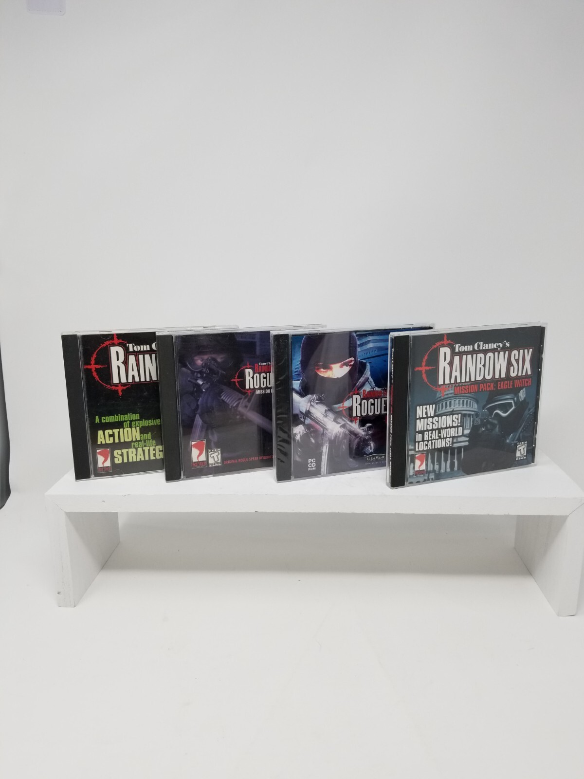 Tom Clancy's Rainbow Six PC Lot of 4 Games - Rogue Spear Eagle Watch Look