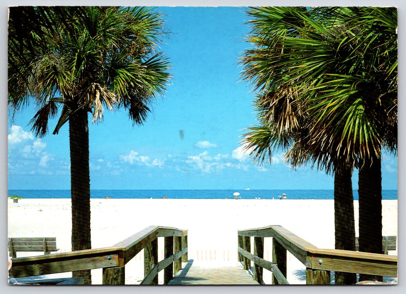 Postcard Florida West Central Suncoast Beach 1996 