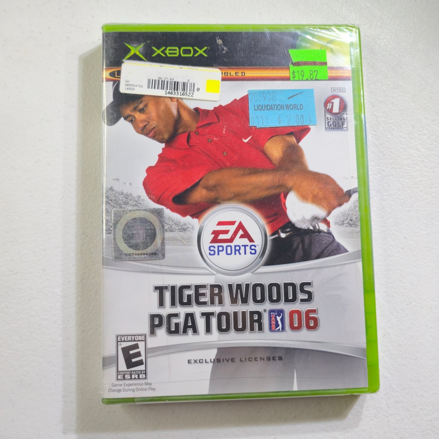 Tiger Woods PGA TOUR 06 Xbox Video Game Golf Sports Multiplayer EA