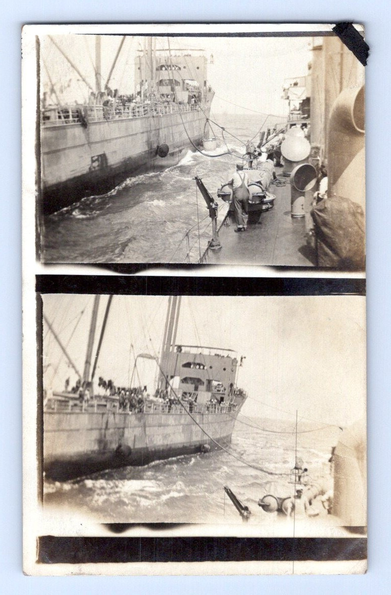 RPPC 1918. WWI VIEWS OF SHIPS. POSTCARD A1