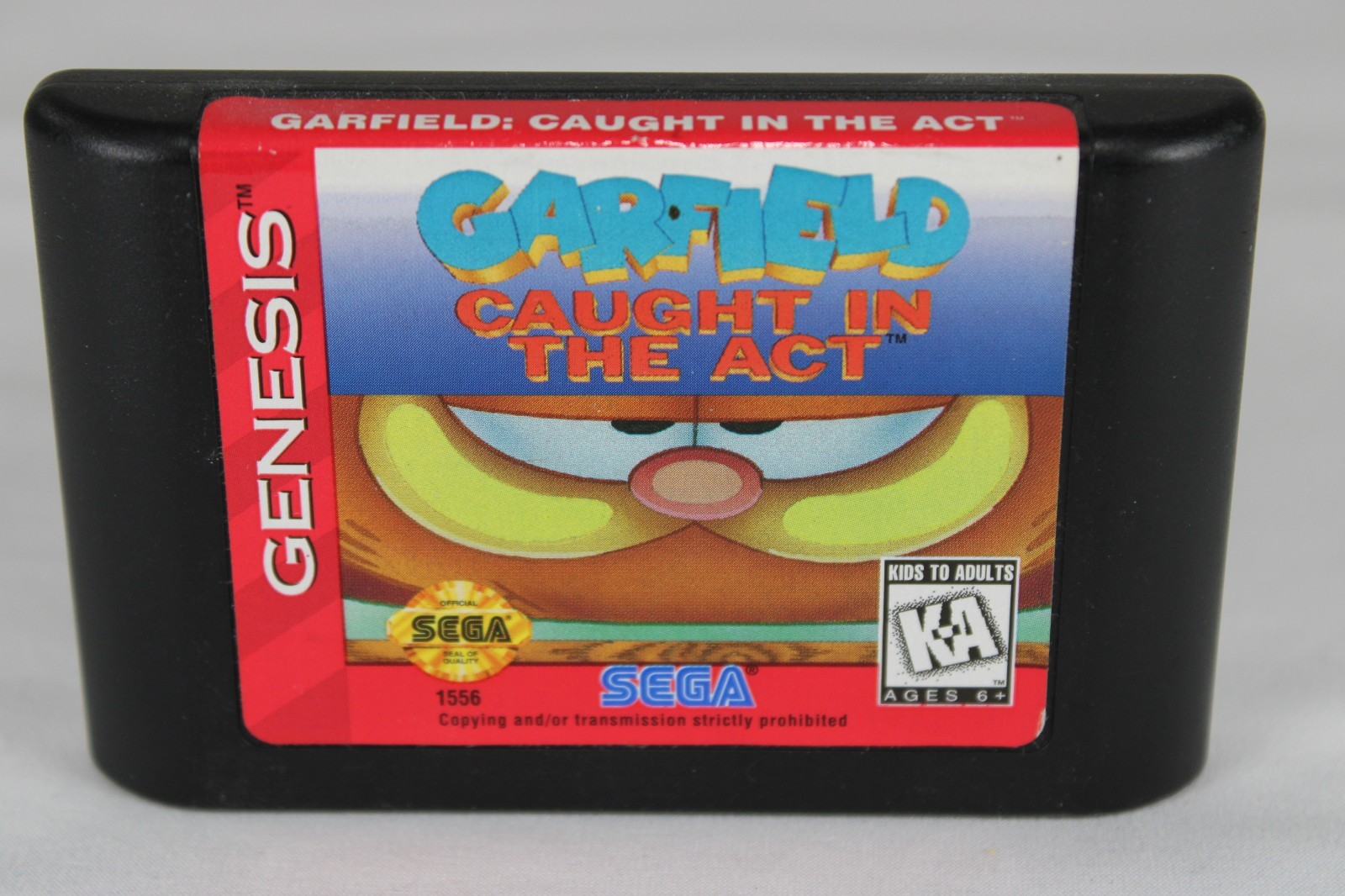Garfield: Caught in the Act (Sega Genesis, 1995) - Game Only Tested