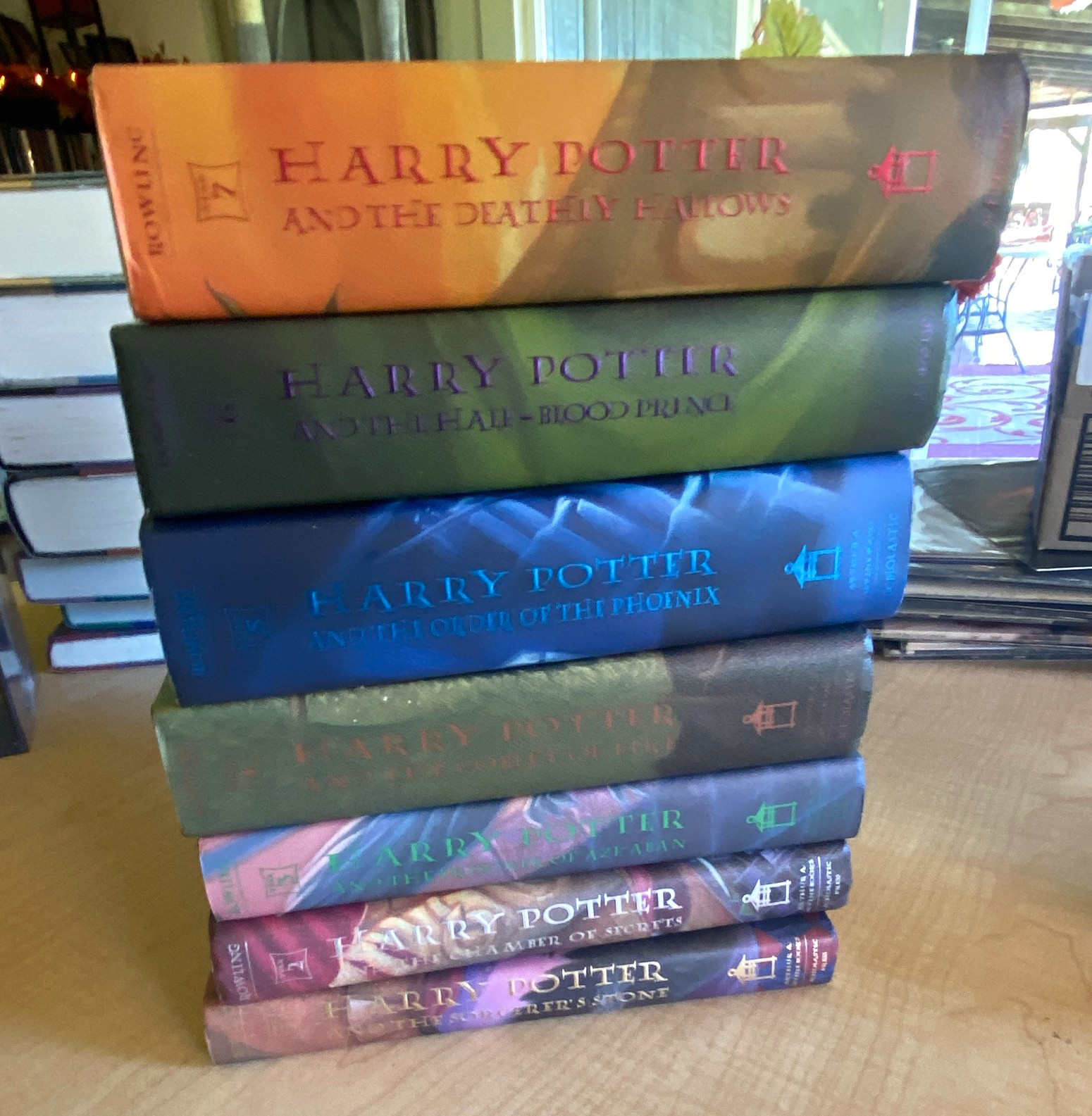 Scholastic Harry Potter Hardcover 7-Book Set Fantasy Book Set