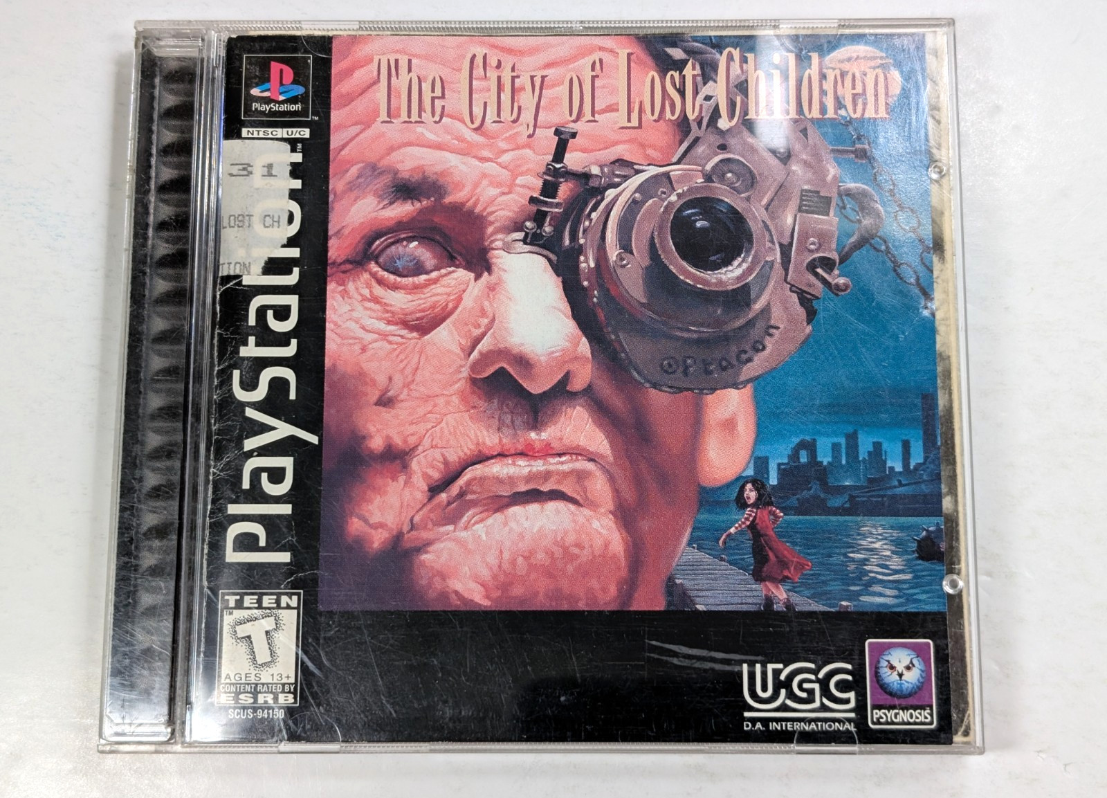 *damaged manual* The City of Lost Children Sony Playstation PS1 authentic
