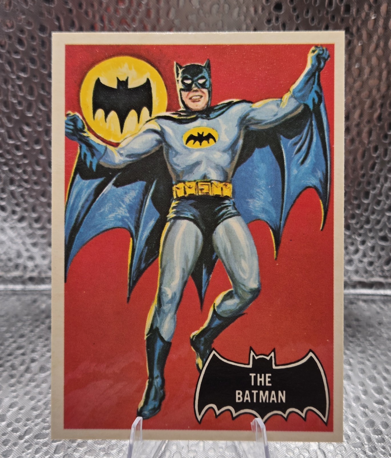 1989 Topps Batman Deluxe 1966 Reissue #1 The Batman Black Bat
