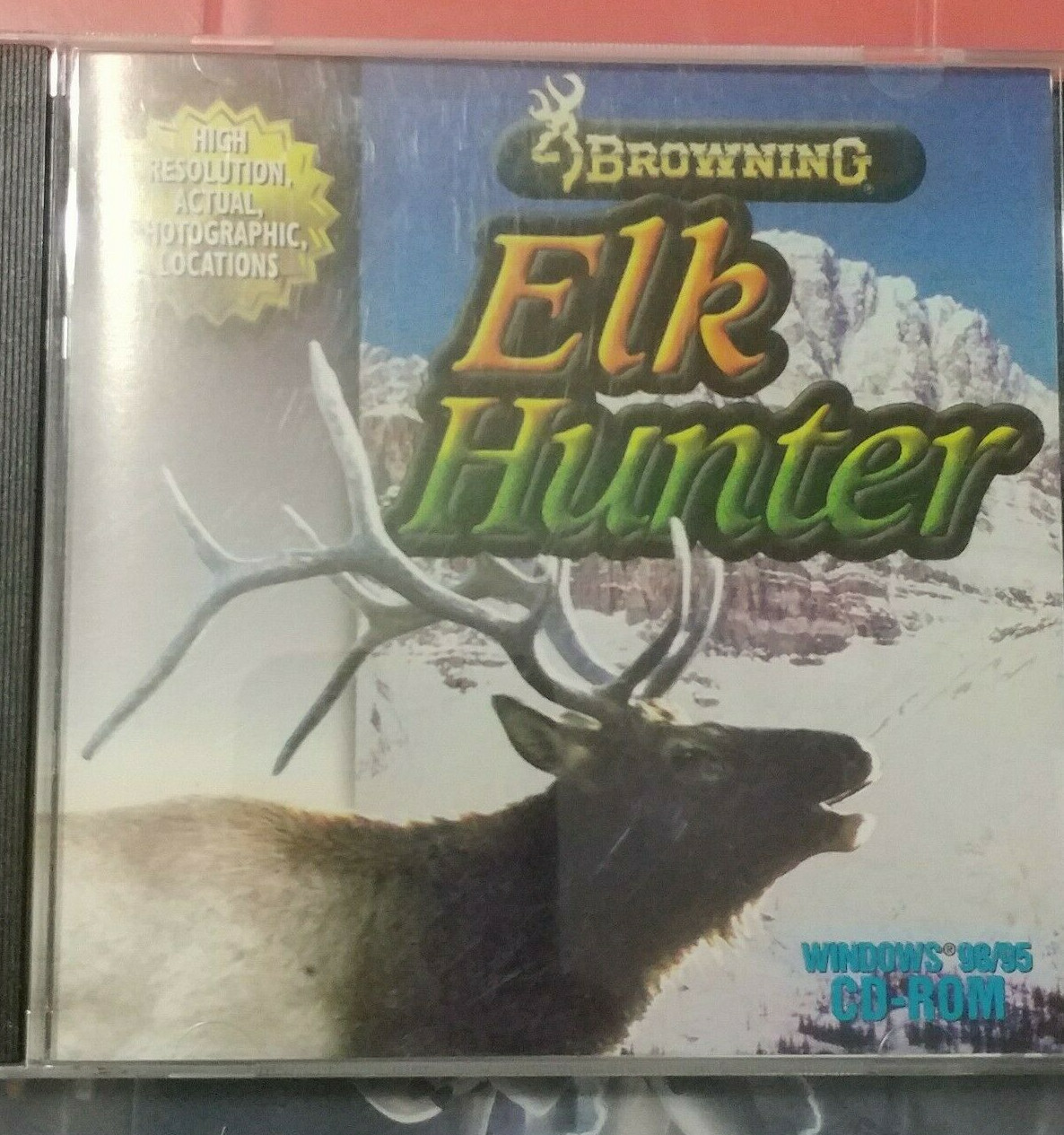Browning Elk Hunter-PC CD-ROM Game-Windows 95/98-w/manual-OOP