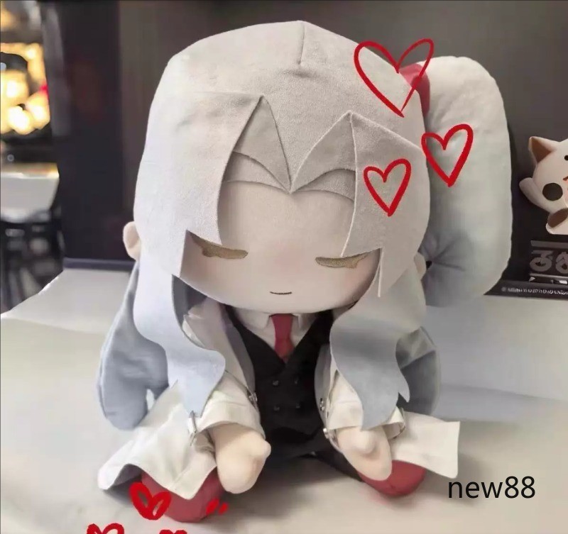 Lobotomy Corporation Angela 40cm Sitting Pose Cotton Doll Ornament Gift Toy
