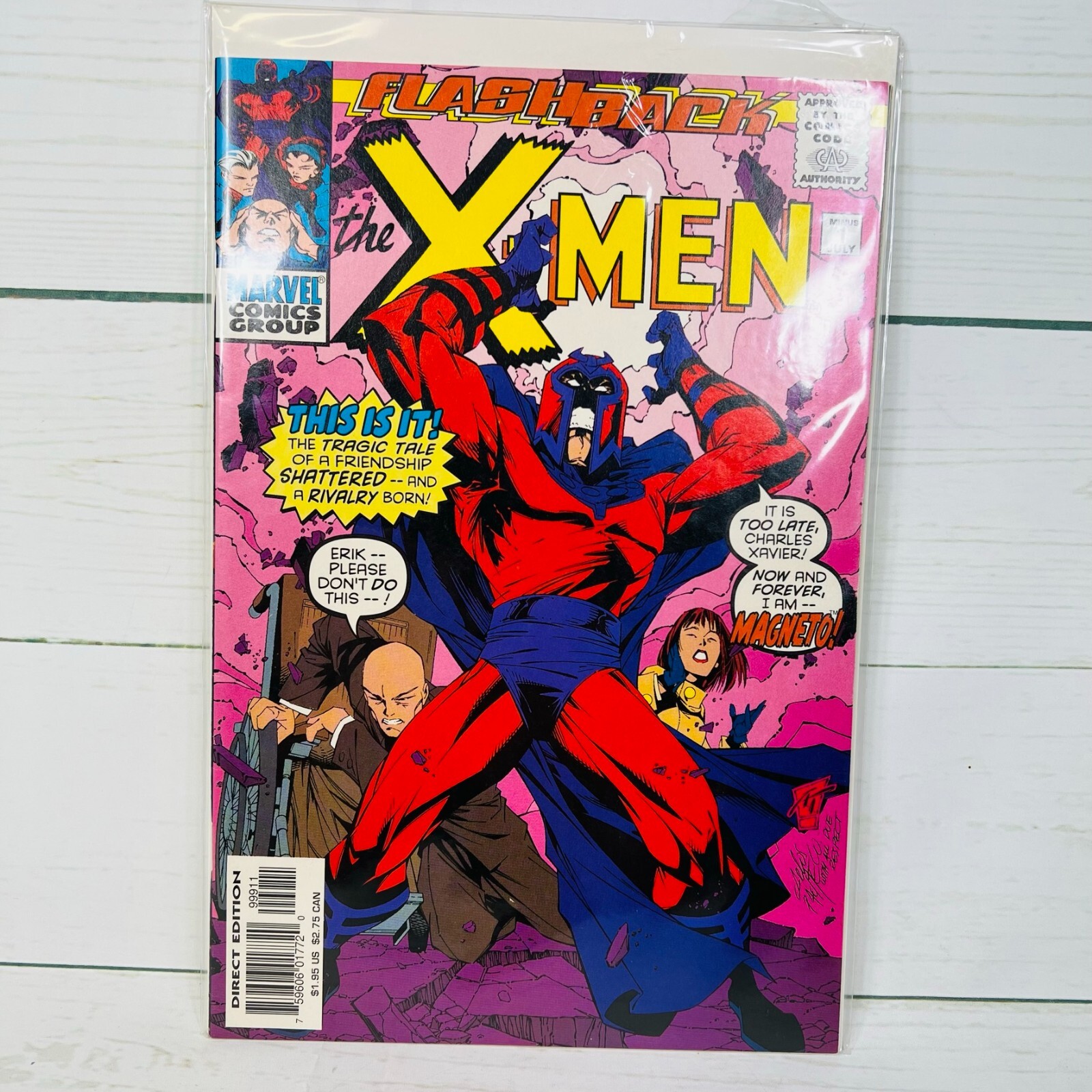 Flashback The X-men #1 July 1997 Marvel Comics