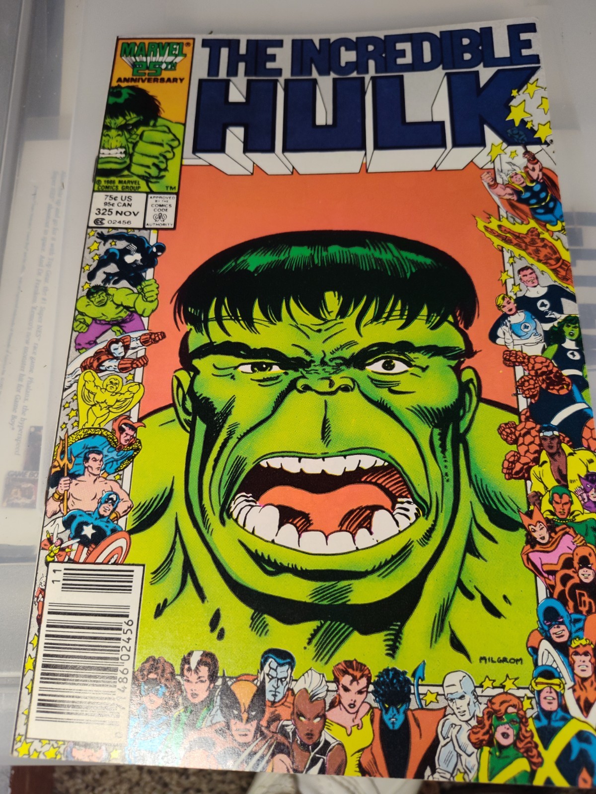 The Incredible Hulk #325 Mark Jewelers Variant (Marvel Comics  1986)