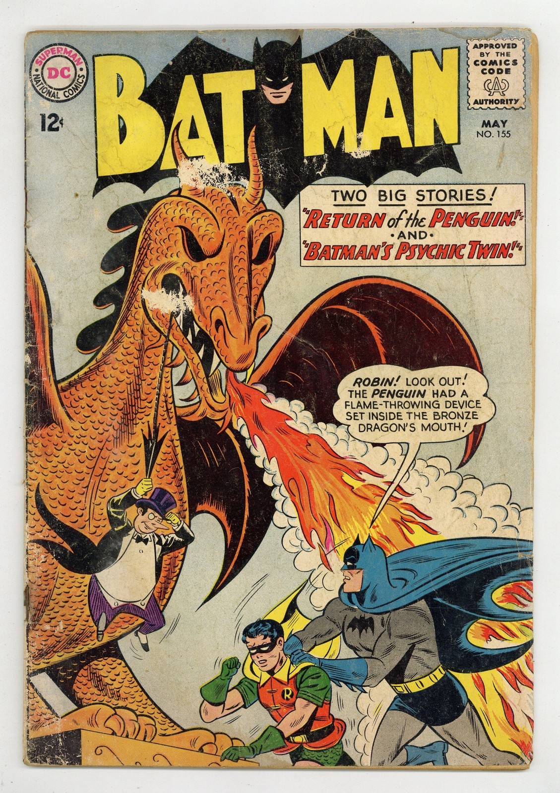 Batman #155 PR 0.5 1963 1st Silver Age app. Penguin