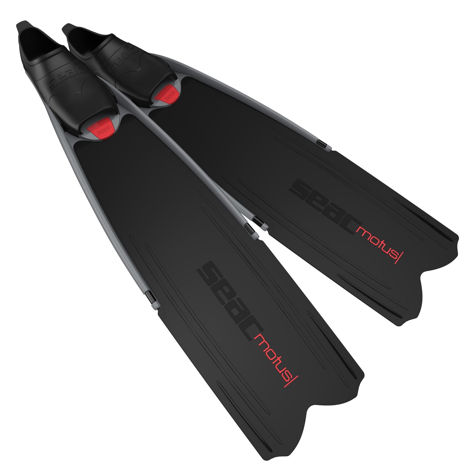 SEAC Motus Freediving Fins Freediving & Scuba Diving, Black