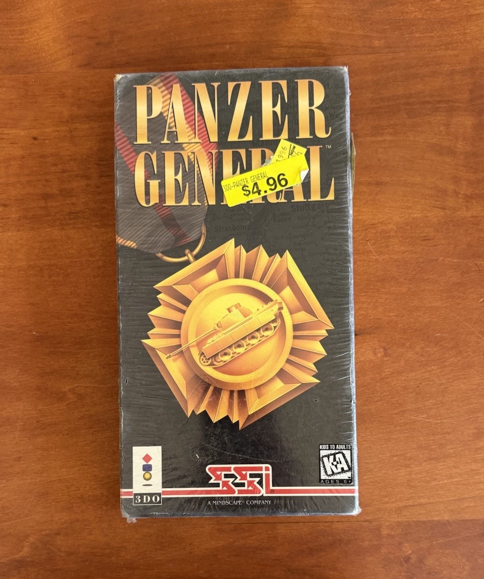 Panzer General (Panasonic 3DO) BRAND NEW Factory Sealed - NTSC Rare
