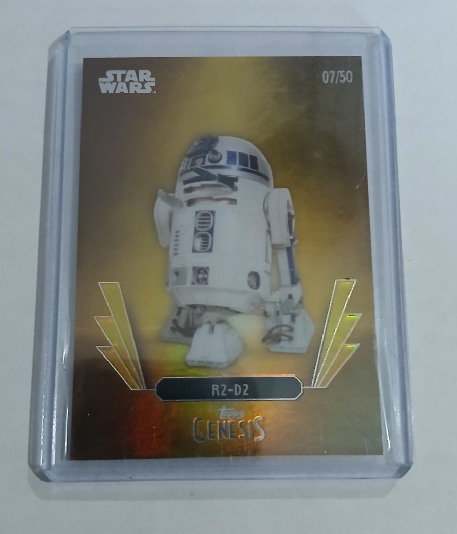 2025 Topps Disney Genesis #10 R2-D2 /50 GOLD