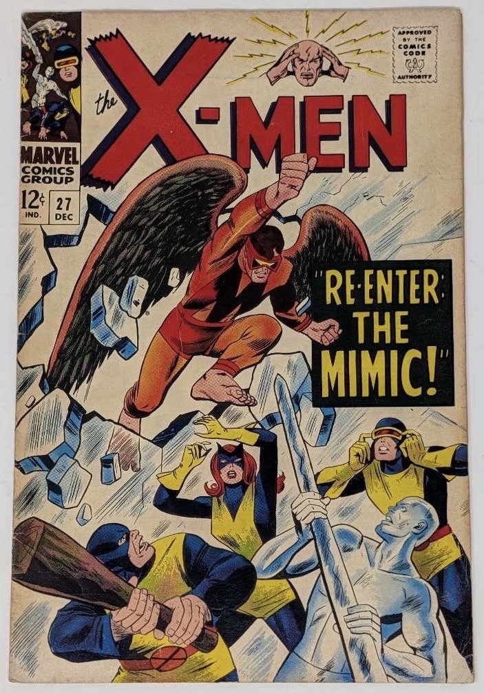 The X-Men #27 Re-Enter The Mimic Vintage Marvel Comics Group December 1966