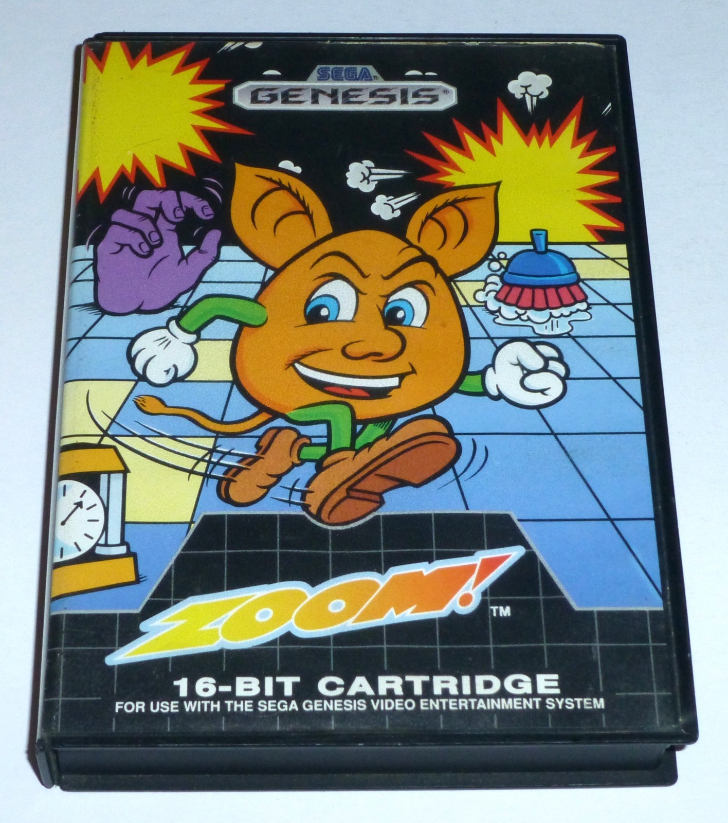 Zoom - Sega Genesis Game, Complete CIB (Cleaned, Tested, & Working)