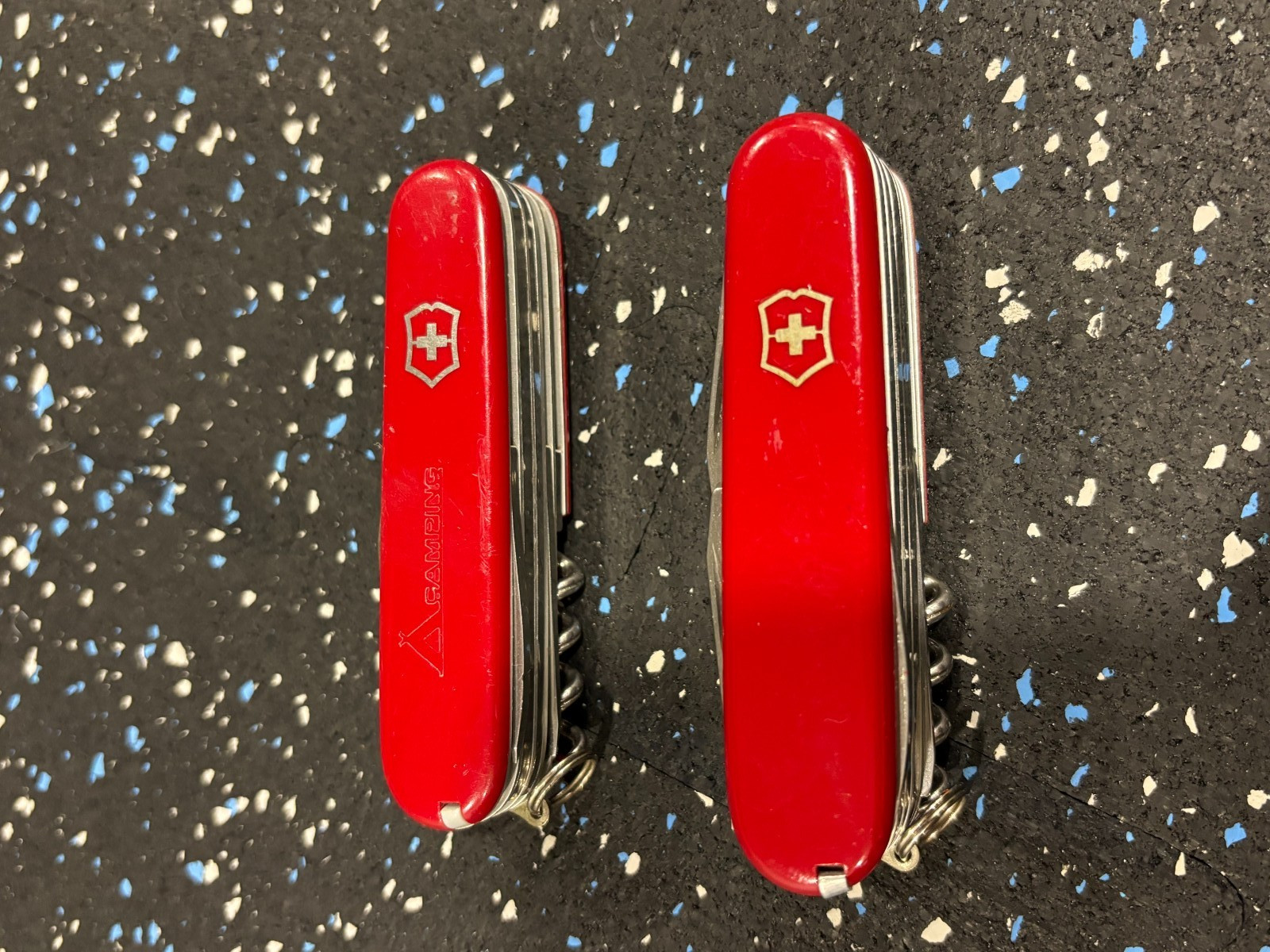Vintage Victorinox \'Champion\' AND \'Ranger\' Swiss Army Knives c. 1976-86