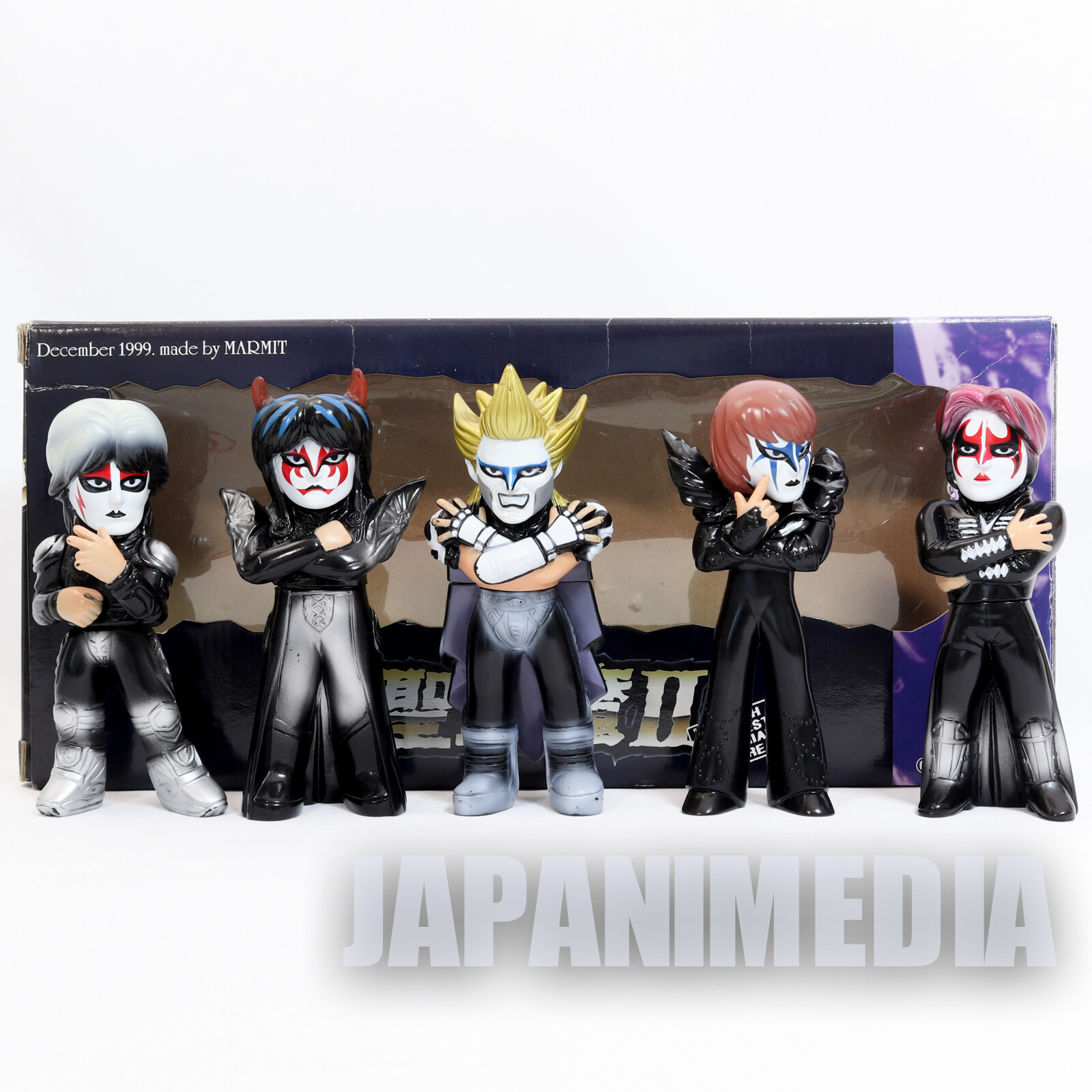 RARE SEIKIMA II '99 Earth Conquest Memorial Figure Set Marmit JAPAN J-Metal