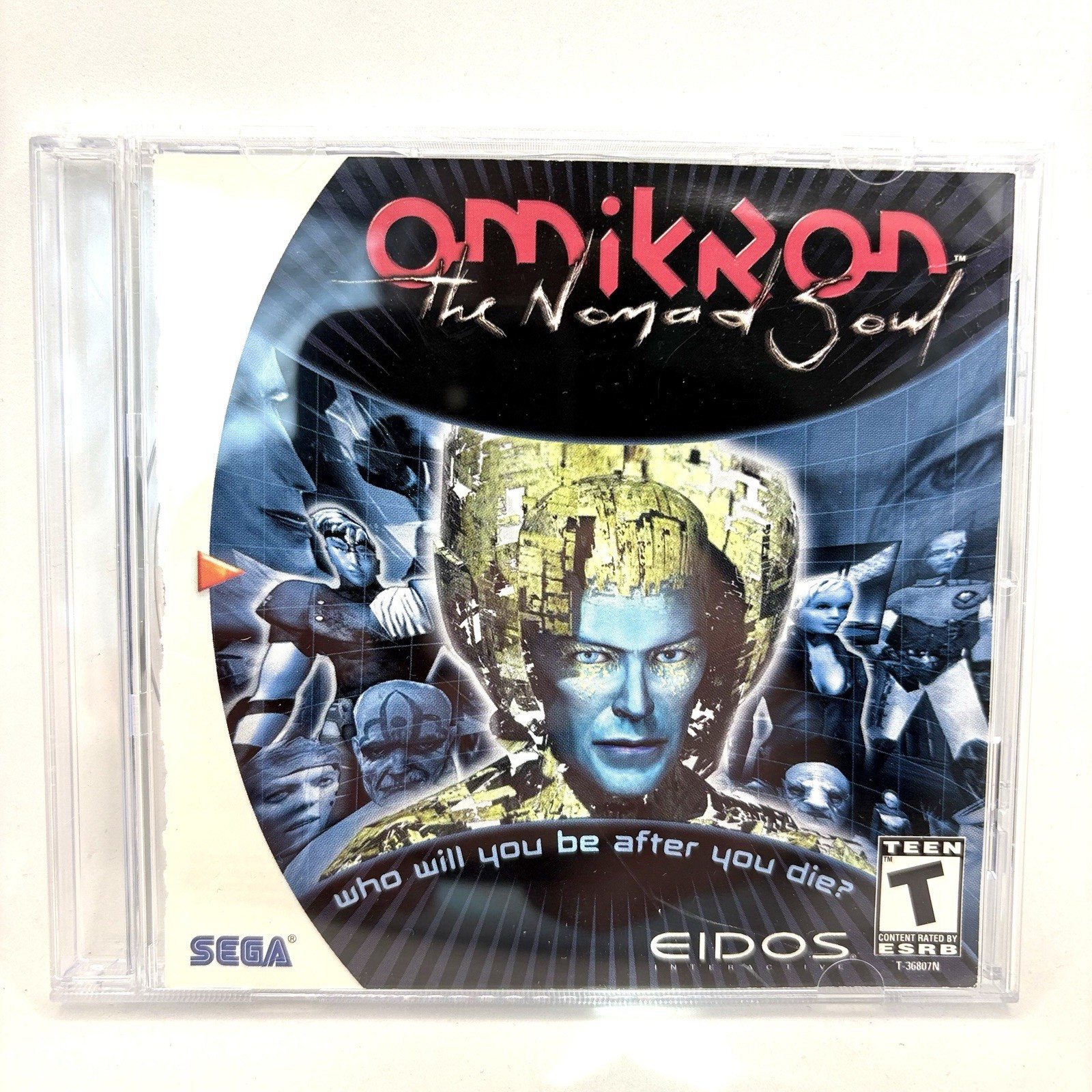 Dreamcast Omikron: The Nomad Soul (Sega Dreamcast 2000) No Back Cover Art