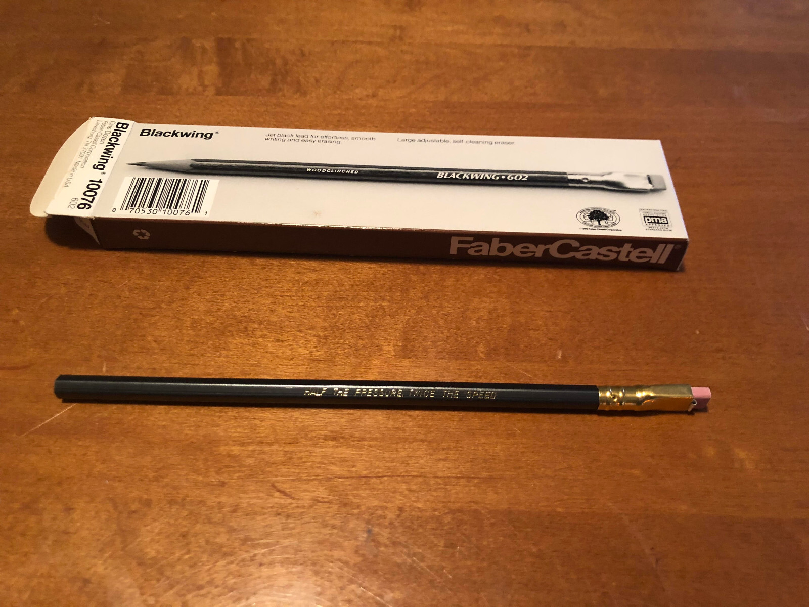 Box of 12 Vintage Eberhard Faber Blackwing 602 Pencils, All New, Unsharpened