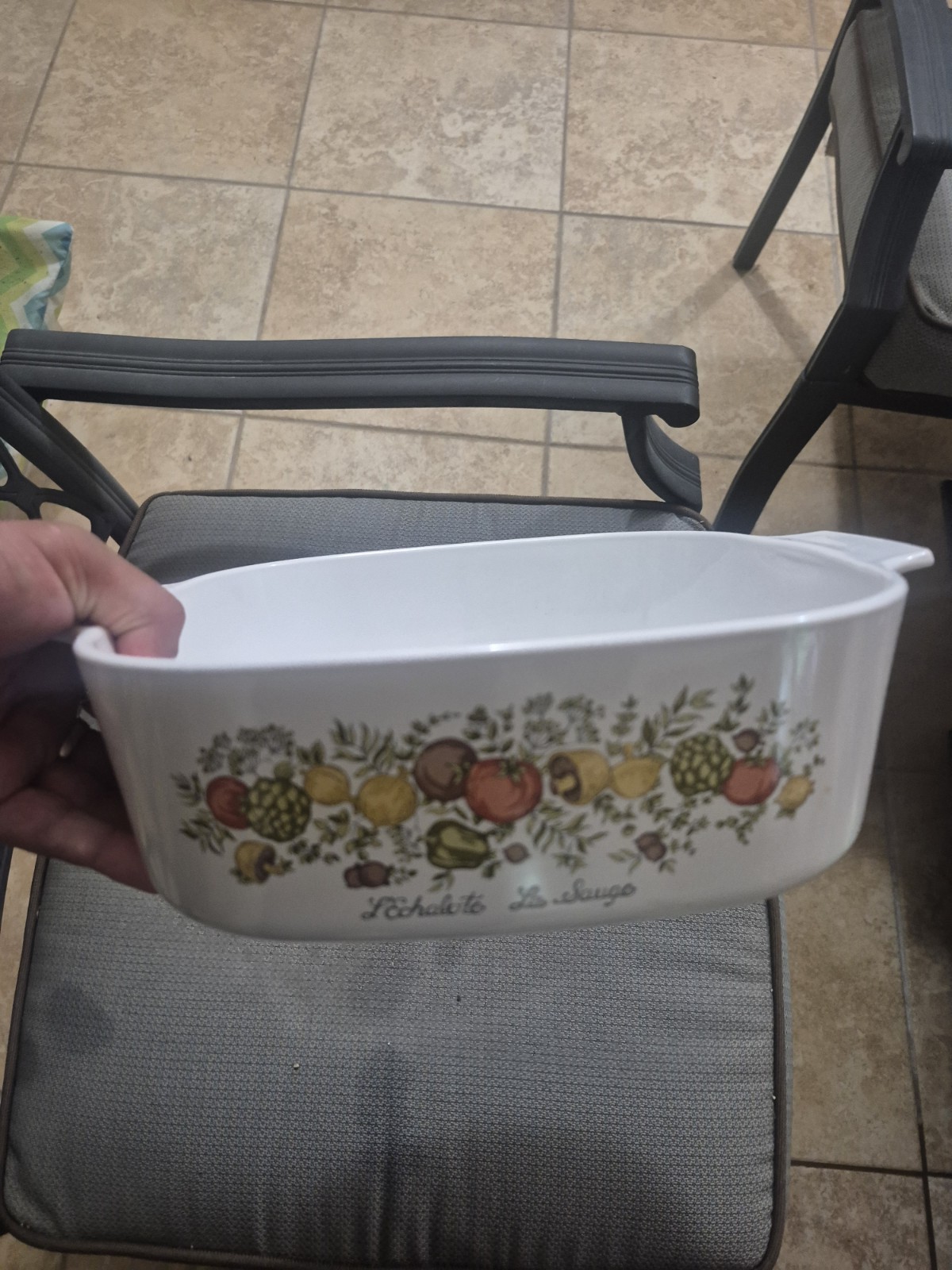 RARE VTG CORNING WARE SPICE OF LIFE 10\