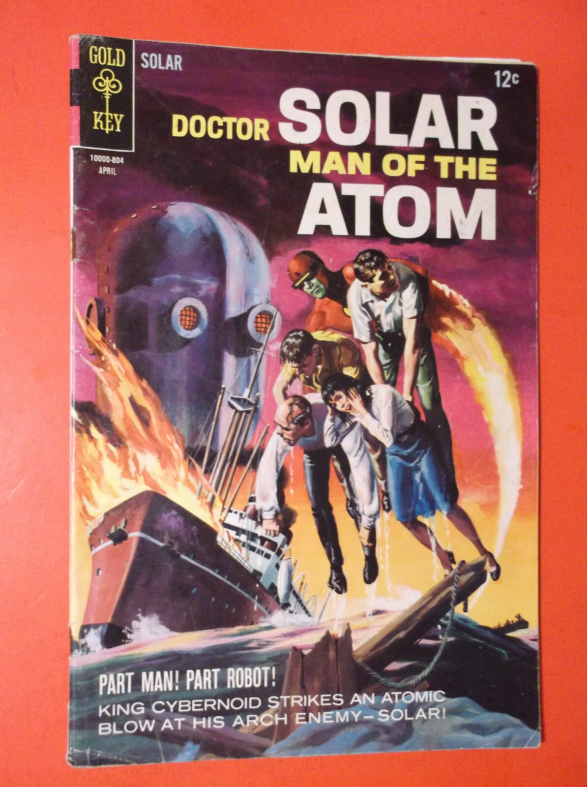 DOCTOR SOLAR # 23 - VG 4.0 - KING CYBERNOID STRIKES - LAST 12c ISSUE 1968