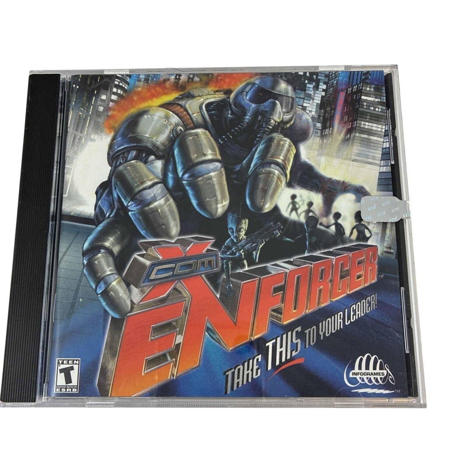 XCOM Enforcer PC Game Windows 95/98/ME InfoGrames Vintage 2001 X-Com RARE
