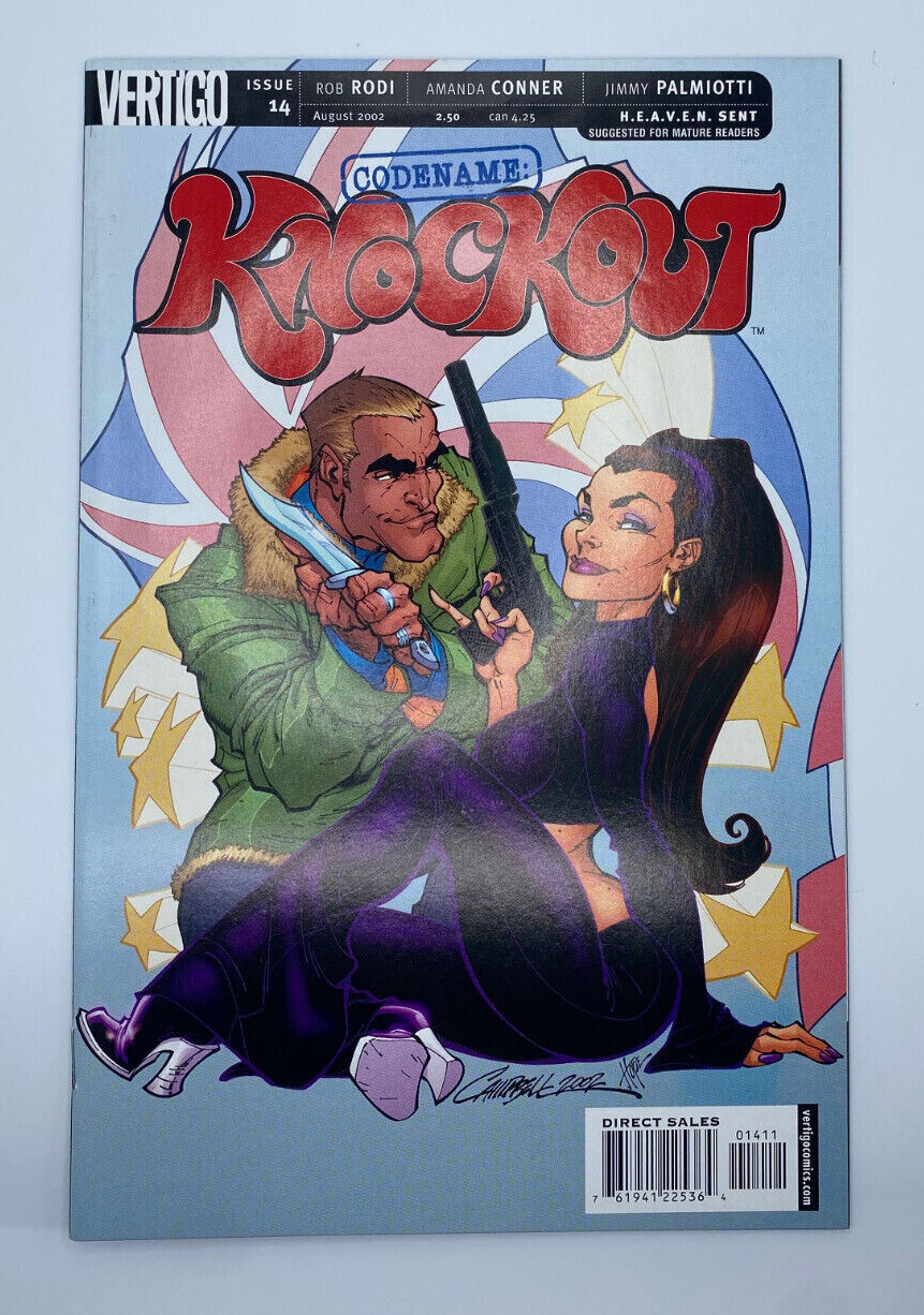 Codename Knockout #14 August 2002 DC Vertigo Comics Jimmy Palmiotti
