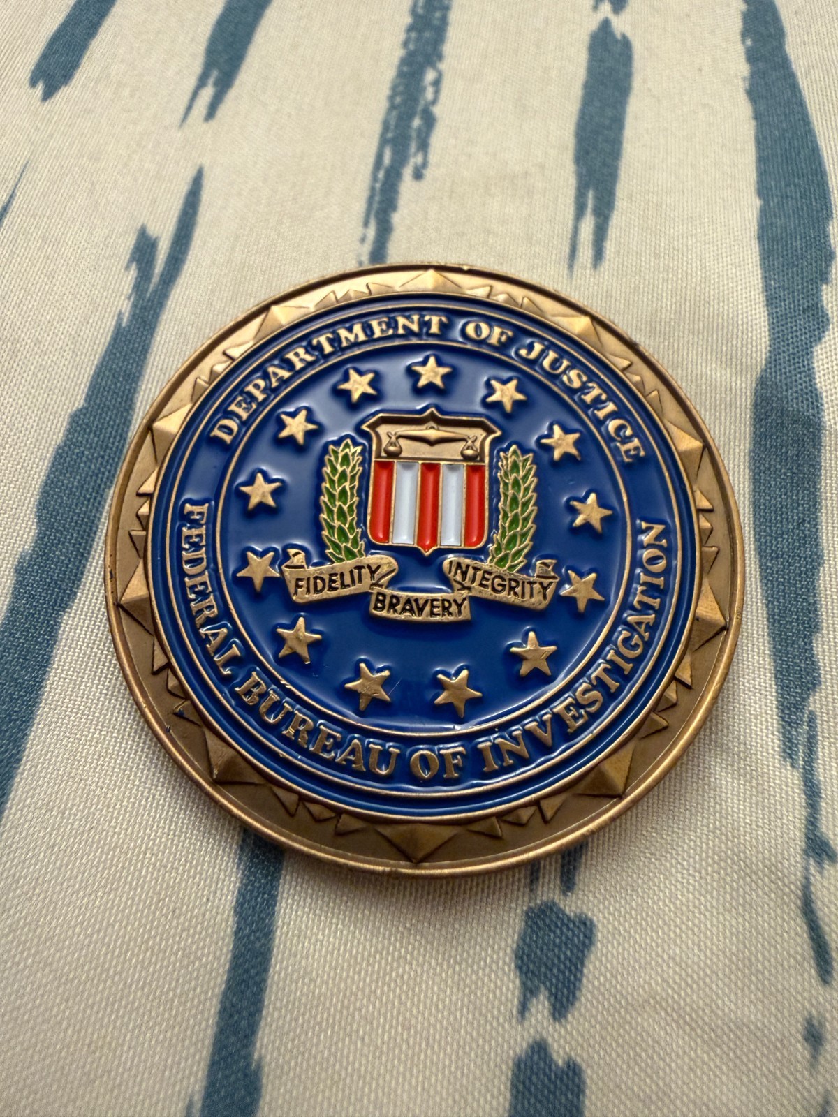 FBI Chicago Limited Edition Lester M. Gillis Baby Face Nelson Challenge Coin